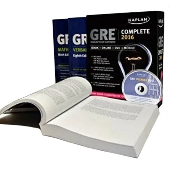 GRE Complete 2016 Kaplan Graduate Record Examination Prep - Picture 1 of 4